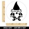Whimsical Little Garden Gnome Rubber Stamp for Stamping Crafting Planners